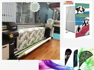 China Sublimation Ink Textile Flag Banner Fabric Plotter factory