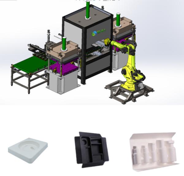Wet Press Molded Pulp Machine Packaging Pulp Making Machine