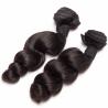 Buy cheap Loose Wave Curly Human Hair Weave Bundles Silk Soft With Thick Full Ends from wholesalers