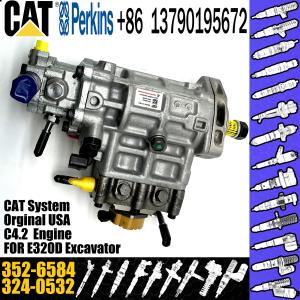 China C4.4/C6.6 Common Rail Fuel Pump 324-0532 352-6584 With Genuine Packing factory