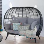 Patio Outdoor Indoor Garden PE Rattan Swing Chair For Hotel Garden Furniture Egg