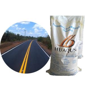 China Standard BS 3262 Crack Resistant Traffic Line Yellow Paint 25kg/bag factory