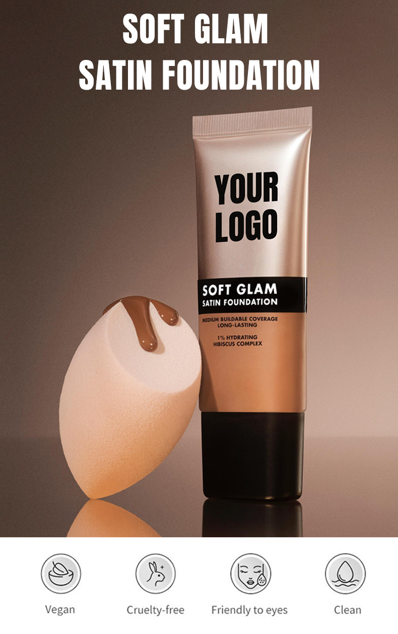 High Quality Oil Control Waterproof Concealer Foundation For Black Skin Vegan Original High Coverage Foundation
