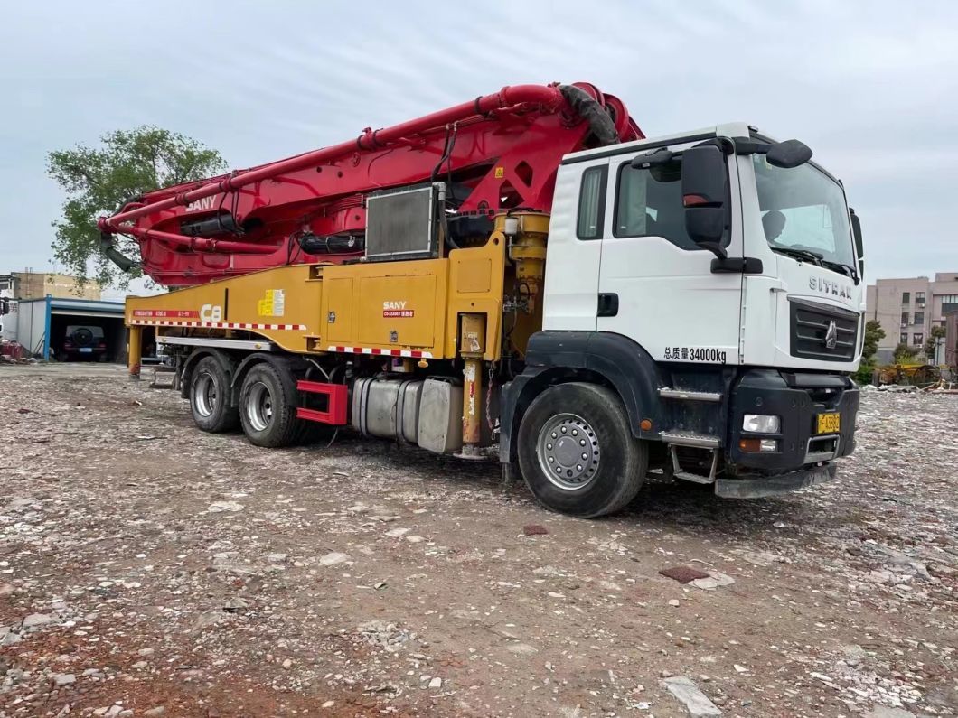 95% Near New Condition with Perfect Work Status 2020 47m Concrete Mounted Truck Pump Beton Pump Concrete Mixer Sale at Good Price