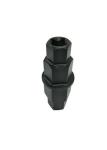 Anodized Black Customized CNC Turning precision material 45 steel parts