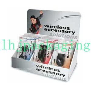 China wireless accessory display box factory