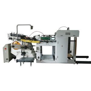 China 4.5KW Automatic Paper Creasing Machine Cardboard Plastic Paper Cutting Machine on sale