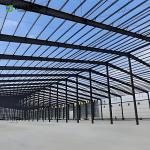 Large Span Prefabricated Steel Warehouse High Strength Steel ISO Certified