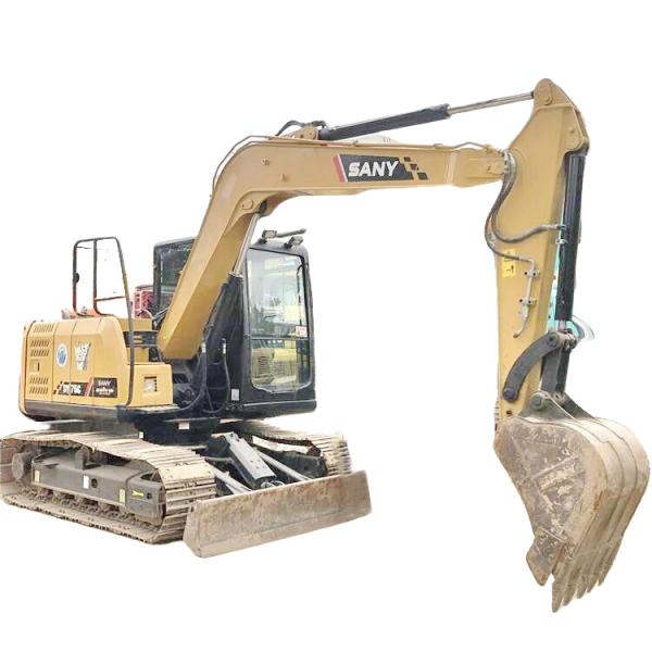 Good Health Sany SY75 7 Ton Mini Excavator with Earth-Moving Machinery in