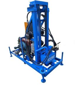China 100mm - 450mm Dia Portable Water Drilling Machine 150m Depth With Two Wheels factory