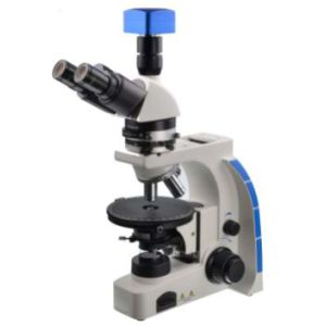 China Trinocular Binocular Optical Polarizing Microscope 40X 800X Polarizing factory