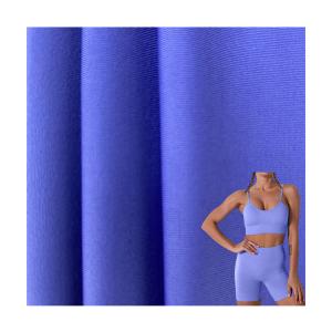 China 81% Nylon 19% Spandex Lycra Fabric Four Way Stretch for Custom Swimwear Yoga Set factory