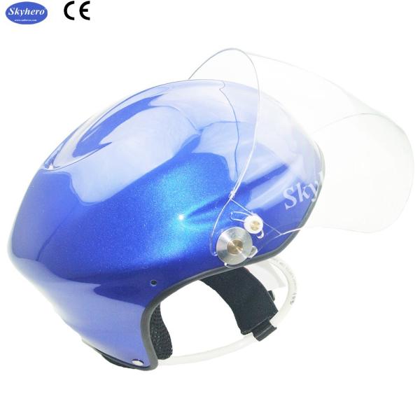 Black Aviation helmet high quality aircraft helmet light fly helmet for sale