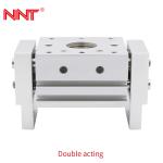 NNT Cylinder Pneumatic Finger Gripper , Aluminum 2 Finger Robot Gripper