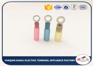 China Insulated Ring Wire Connectors Terminals Heat Shrinkable Copper Ring Terminals factory