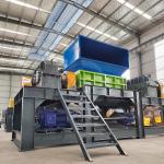 Single Shaft Metal Crusher Machine Stainless Steel Shredder Machine