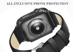 Black Color Matte Finish Carbon Aramid Fiber Apple Watch Series 4 Case
