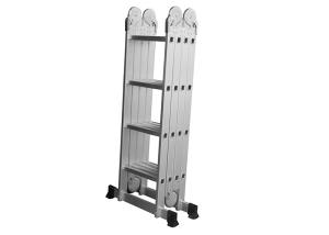 China Non Insulated 16 Step 4.75m Collapsible Aluminium Ladder factory