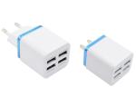 4 USB charger travel adaptor oem chargers for Europe and American