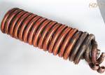 Domestic Water Boilers Roll forming Finned Tube Coil With Tin plating