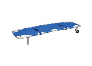 China ISO13485 Lightweight Patient Transport Ambulance Folding Stretcher With Caster factory