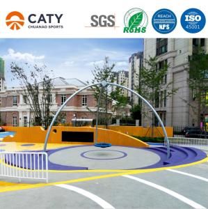 China Gray Wetpour Rubber Crumb Surfacing Gray Rubber Flooring Materials Gray EPDM Rubber Crumb factory
