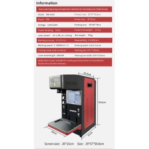 TBK 958z Front Back Glass UV Laser Removing Machine For iPhone 11 12 Pro max LCD