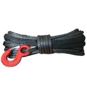 China 30m Synthetic Winch Rope UHMWPE Fiber Polyurethane Coating For ATV Winch factory