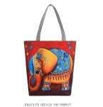 New little girl elephant female tourist attractions printing Ms. shoulder
