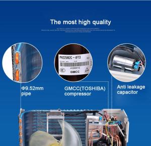 China Low Voltage Split Type Wall Mounted Air Conditioner High Cooling / Heating Rate factory