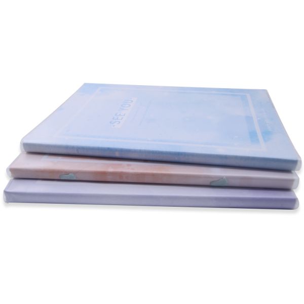 Custom Logo School Stationery Saddle Stitching A5 Size Soft Cover Notebook for Gift