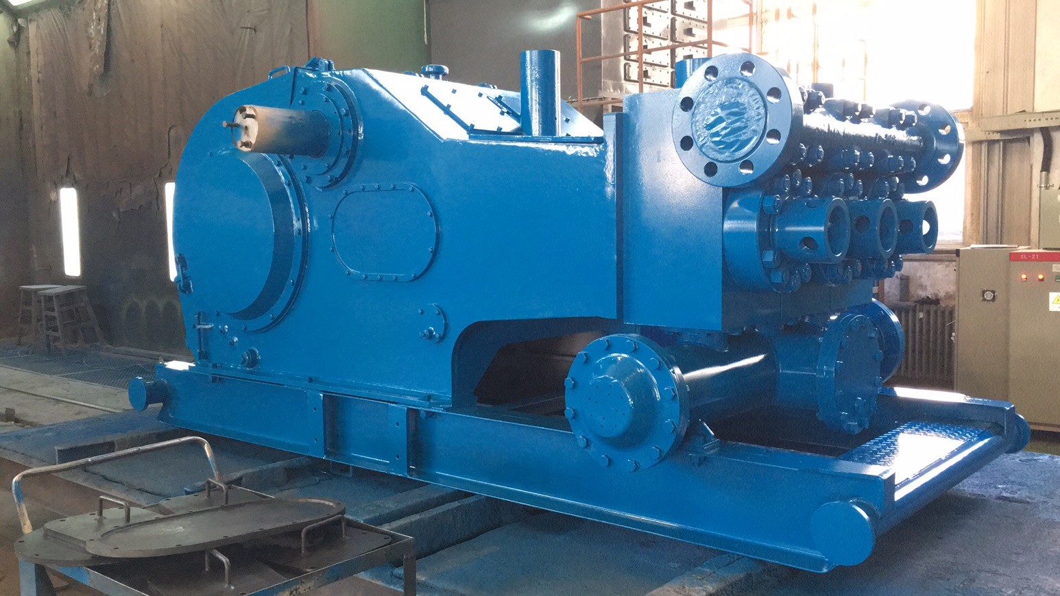 150SPM Mud Pump Assembly with 9" Stroke Length and 10" Suction Inlet Flange