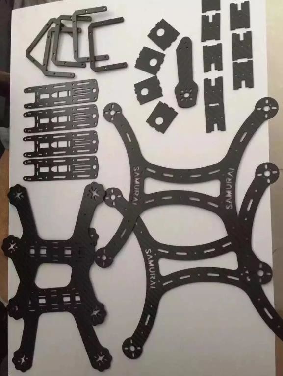 High Density Carbon Fiber Products 3mm 4mm 5mm Plate For Drone Processing