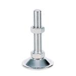 Anti Corrosive Light Duty M8 Machinery Leveling Feet Industrial Leg Levelers