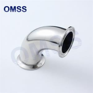 China 2CMP Sanitary Stainless Steel Pipe Fitting 90° Tri Clamp Hose Elbow 90 Degree on sale