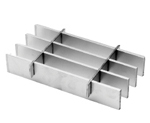 Swage Locked T6063 Aluminum Bar Grating Garden Safety Walkway For Construction