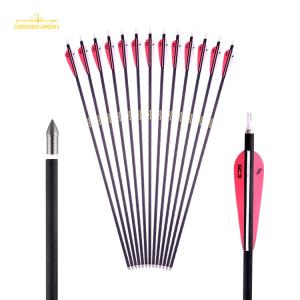 China ID.386&quot;(9.8mm) 27/64&quot; Spine 250/300/340/400 Straightness .001&quot; Largest Diameter Las Vegas Archery Target Edge Arrows factory