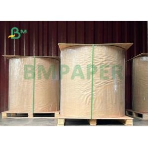 China 71cm 72cm 10 Points 12 Points Double Sided White Couche Paper Roll For Flyer Making on sale