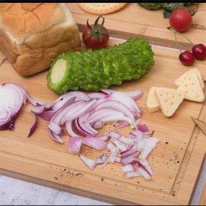 China Customizable home kitchen bamboo cutting board chopping board with sink on sale