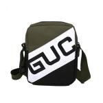 Hip hop earth cool Fanny pack pure color retro cross body bag with character