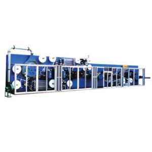 Fast Full Servo T Shape Baby Diaper Making Machine Automatic