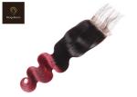 1b99j Bw Fk Body Wave Colored Human Hair Bundles And Closure No Pungent Odor