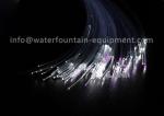Decorative Underwater Pool Lights End Glow Fiber Optic Cable With Black Cover
