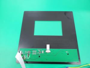 China Waterproof Capacitive Membrane Switches HMI With Backlighting Software Front Side factory