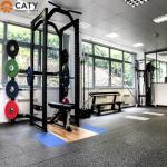 Durable Comfortable 20mm Thick Fitness Rubber Flooring Gym Rubber Mat