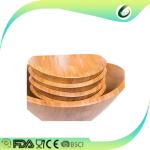 Eco-friendly fruit salad bamboo salad bowl