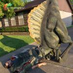 Customizable Realistic Animatronic Dinosaur Costume 110V/220V With Legs Moving