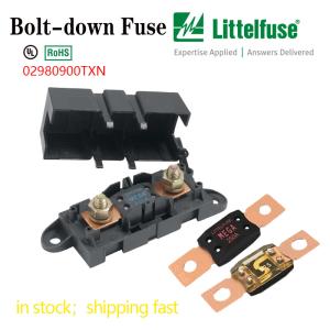 China Littelfuse 200A MEGA Fuse, High Current Bolt Mount Automotive 200 Amp MEGA/AMG Fuse for Cars, Trucks, Construction Vehicles, Buses, Caravan Cars, Boats on sale