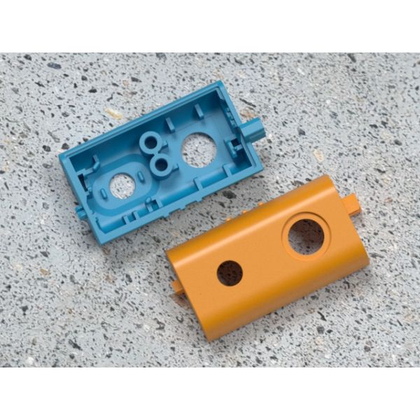 OEM / ODM : Cold Runner Injection Molding & Glasses Camera Housing+Bracket 1+1 No 23055-B