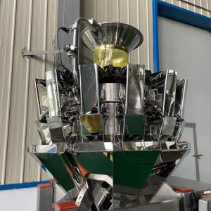 China Sticky Food Multihead Weigher For Fruit Snacks Gluten Croutons Banana Chips Cotton Candy Popcorn Puffs Foxnuts factory